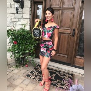Homecoming/ cocktail floral dress